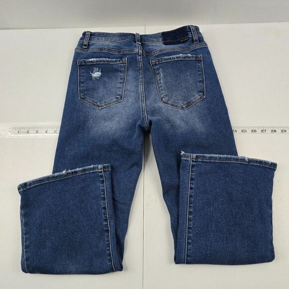 Risen Blue Flare Jeans - Picture 3 of 12